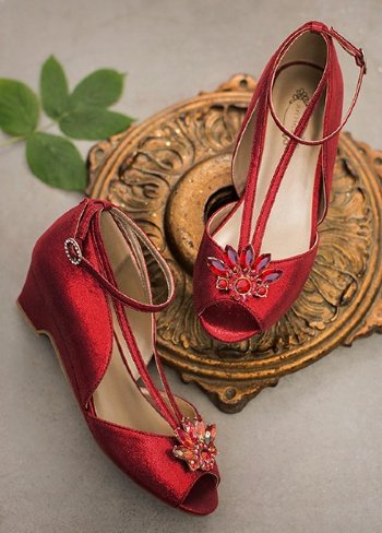 Joyfolie Arabella Shoe in Crimson<br>Now In Stock