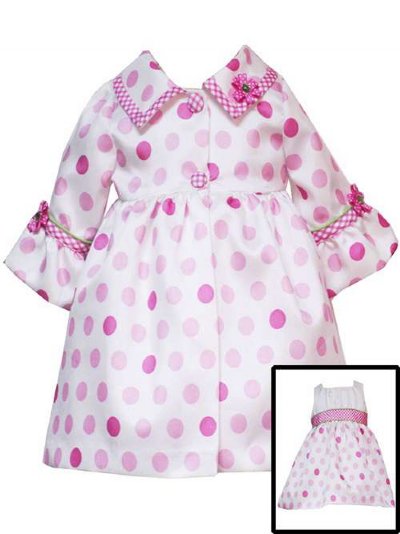 Spring Clothes  Girls on Girls Spring Coat And Dress Set Adorable Spring Colors    Cassie S