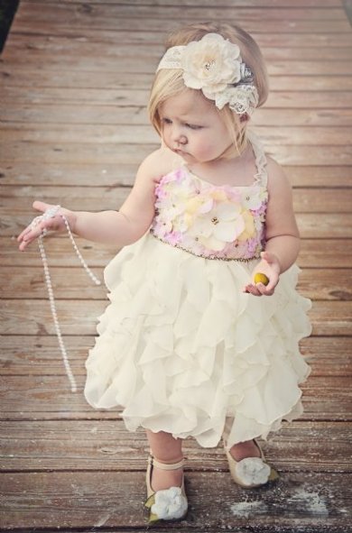 Spring Fancy Flower Dress<br>8 Years ONLY