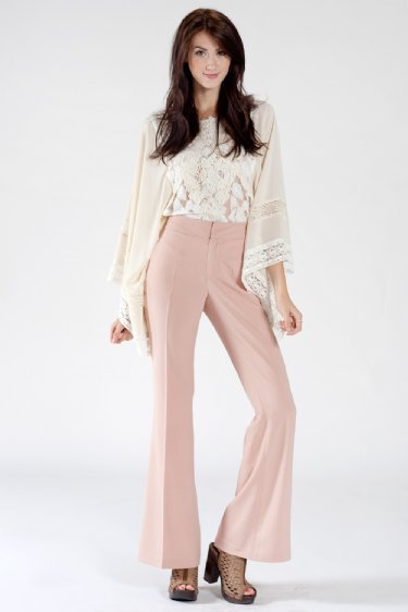 Womens Misty Pink Trouser Pant<br>Now in Stock
