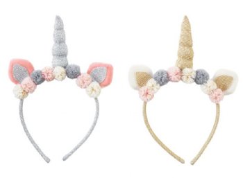 Plush Unicorn Headbands<BR>2 Styles Available!<BR>Now in Stock