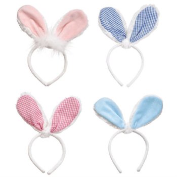Easter 2019 Bunny Ear Headbands<BR>4 Styles Available!<BR>Now in Stock