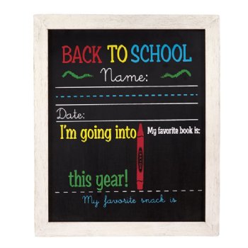 Double Sided Birthday/Back to School Chalkboard<BR>Now in Stock