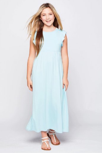 Tween Something Blue Maxi Dress <br>8 & 10 Years ONLY