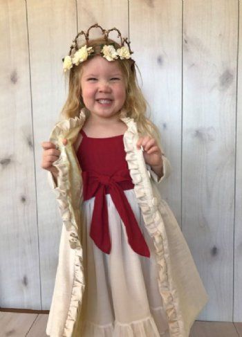 Magpie & Mabel Winter Rose Melody Dress<BR>2 to 12 Years<BR>Now in Stock