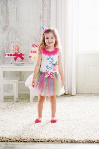 Girls Birthday Outfit Tutu & Top Set<br>12 Months ONLY