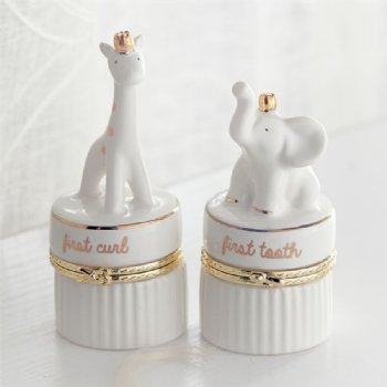 Giraffe & Elephant Tooth & Curl Set<BR>Now in Stock