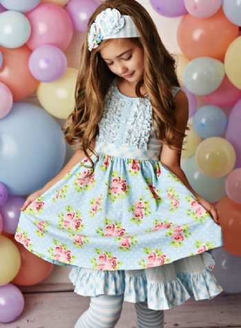 Serendipity Enchanted Meadow Pocket Dress w/Capri Legging<br> Now in Stock!