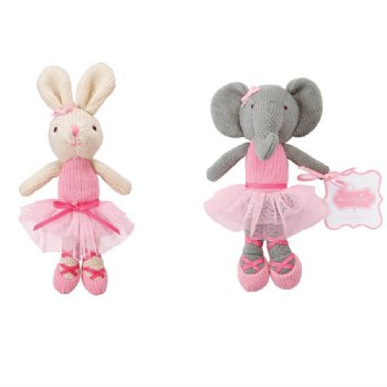 Knit Plush Ballerina Dolls<BR>2 Styles Available!<BR>Now in Stock