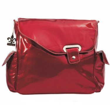 Ruby Red Messanger Diaper Bag