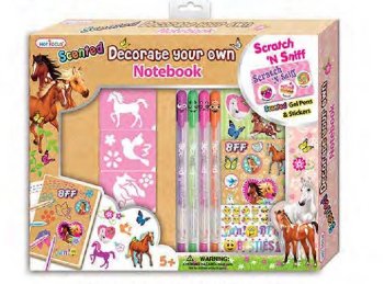 Enchanted Horse Scented Decorate Your Own Notebook<BR>Now in Stock