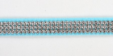 Susan Lanci Tiffany Blue Giltmore 3 Row Collar<BR>Now in Stock