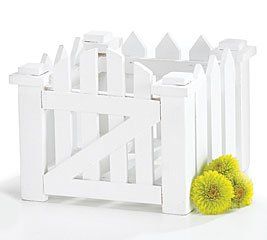 White Picket Fence Planter Box<BR>Now in Stock