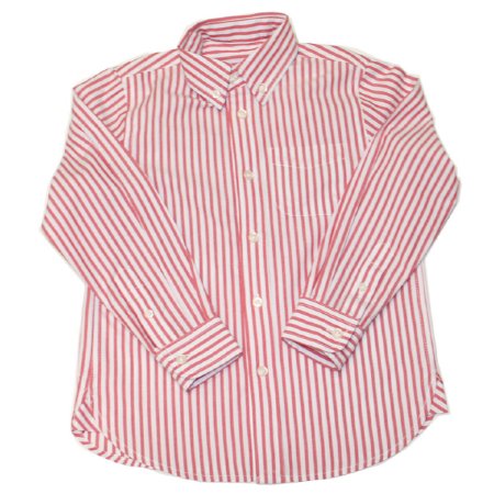 Boys Red & White Stripe Shirt 4 Years ONLY