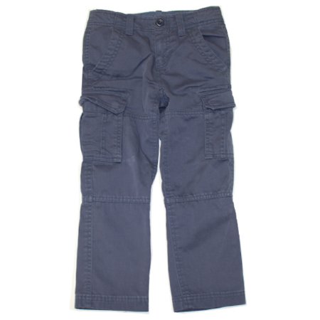 Boys Blue Grey Cargo Pant <BR>2T to 12 Years