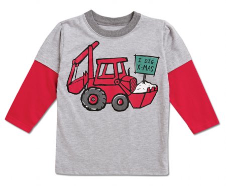 Boys I Dig Christmas Shirt<BR>12 Months to 2T ONLY