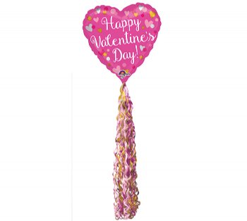 84" Valentine's Day Fringe Airwalker Balloon<BR>Now in Stock
