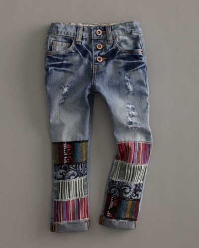 Girls Boho Patchwork Jean 12 Years ONLY