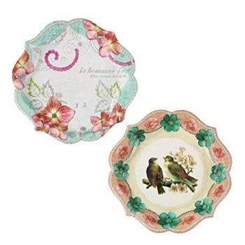 Pastries & Pearls Vintage Paper Plates<BR>Now in Stock