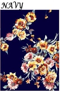 Women's Floral Pocket Maxi Dress Navy<BR>Large ONLY
