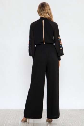 Women's Embroidered Jumpsuit<BR>Now in Stock
