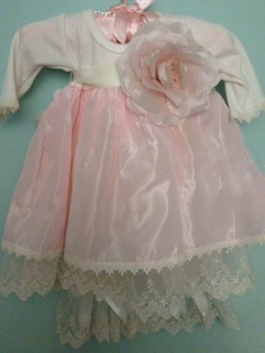Vintage Baby Pink Dress Set<BR>Now in Stock