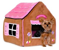 Pink Garden Dog House