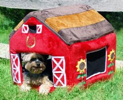 Little Red Barn Dog House