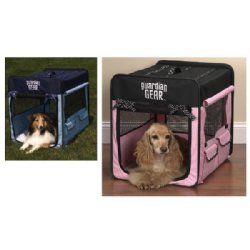 Portable Soft Sided Dog Crate<br>Pink or Blue