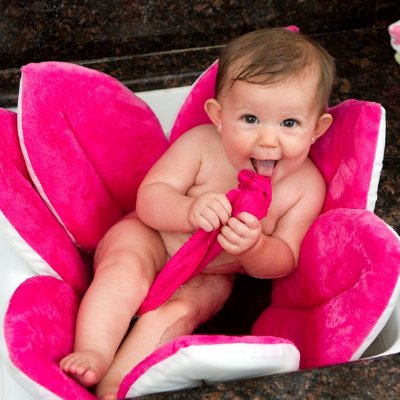 Blooming Bath Baby<br>Finally a Comfortable Bath for Babies!<br>Featured on the "Today Show"