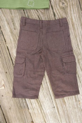 Boys Brown Cargo Pant<BR>4 Years ONLY