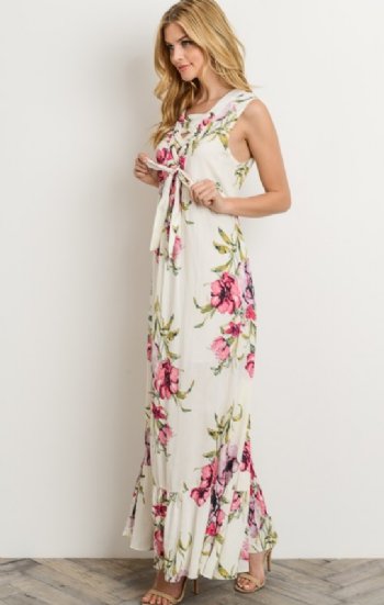 Women's Coming Up Roses Maxi Dress<BR>Now in Stock