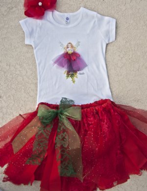 Interactive Fairy Shirt - Holly Fairy<BR>2 Years ONLY
