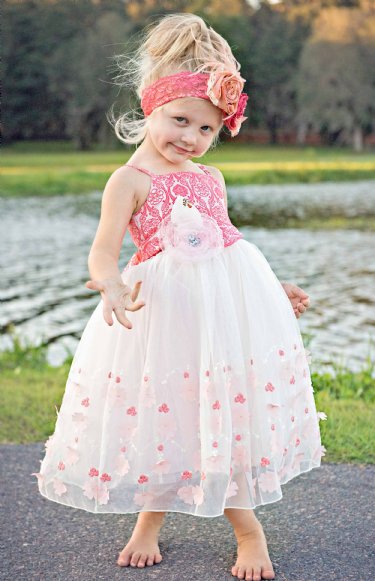 Barefoot in the Park Dress In Pink<br>12 & 18 Months ONLY