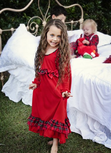 Girls Christmas Night Gown<BR>2T ONLY