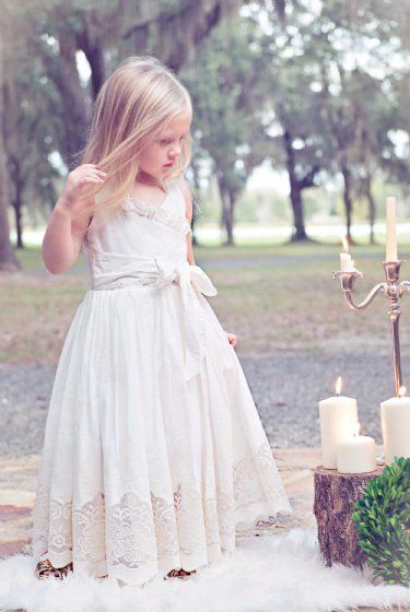My Fair Lady Maxi Dress In White<br>2 to 10 Years<BR>Now in Stock