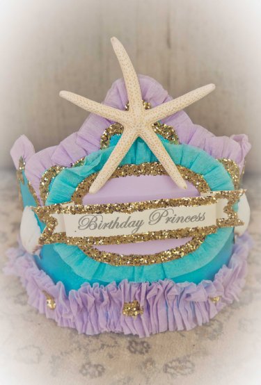 Little Mermaid Birthday Crown