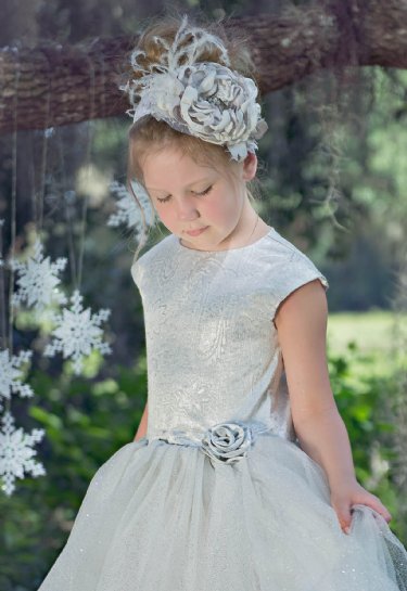 Silver Bell Couture Headband