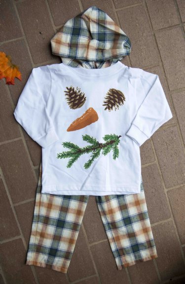 Boys Plaid Snowman Top & Pant Set<br>12 Months to 7 Years<BR>Now in Stock