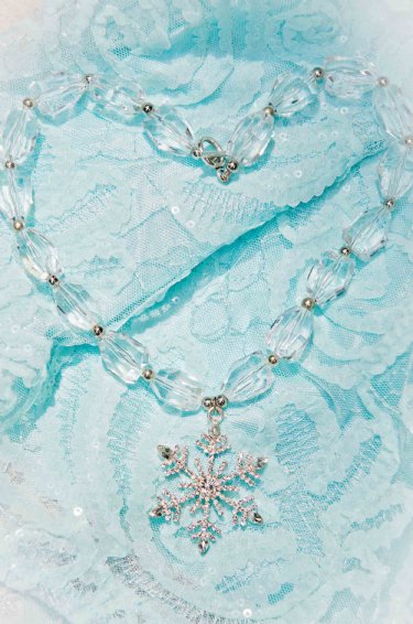 Frozen Snowflake Necklace<BR>Now in Stock