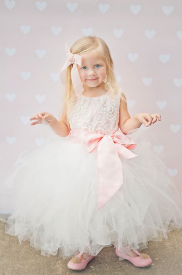 Pink Princess Beaded Tulle Gown<br>Now In Stock