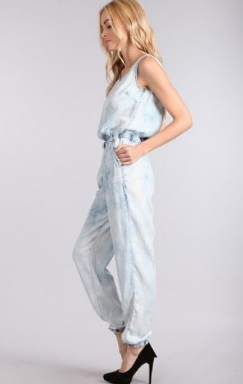 Women's Vintage Washed Jumpsuit<BR>Now in Stock
