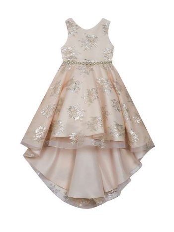 Lacey Elegance Hi-Low Dress <BR>7 to 16 Years<br>Now in Stock