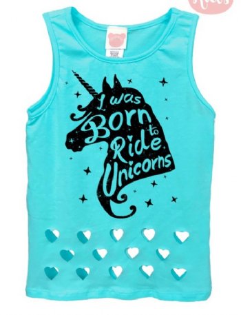 I Was Born to Ride Unicorns in Mint<BR>Now in Stock