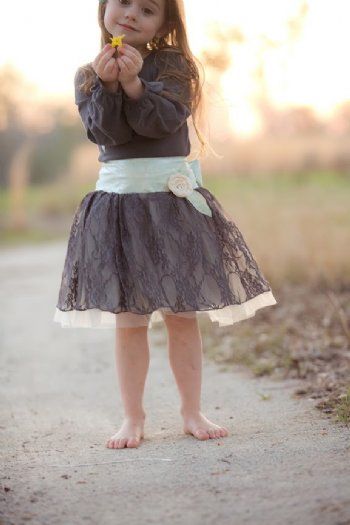Princess Grey Fiona Skirt <br>18 Months & 10 Years ONLY