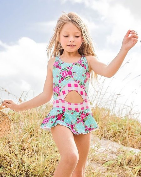 Rosewood One Piece Swimsuit 2T to 12 Years - Swimwear
