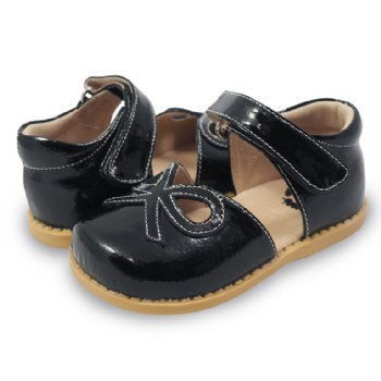 Livie & Luca Bow Shoes in Black<BR>Now in Stock