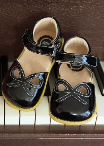 Livie & Luca Bow Shoes in Black<BR>Now in Stock
