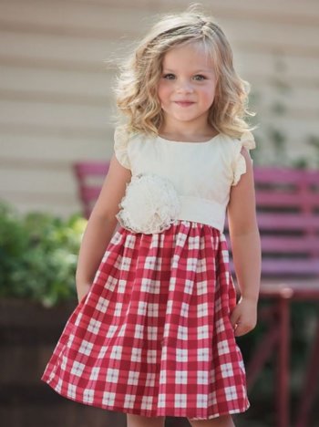 Persnickety Bushel and a Peck Maddie Dress<BR>Now in Stock