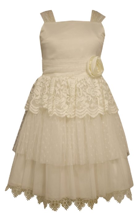 Girls Ivory Special Occassion Dress<BR>Now in Stock